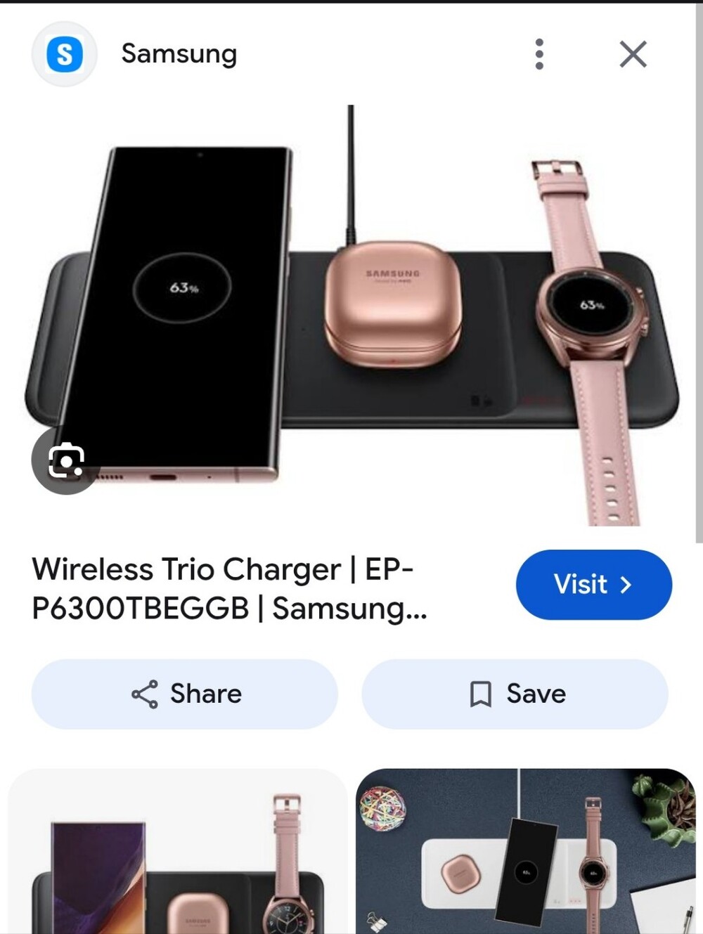Samsung Wireless Trio Charger